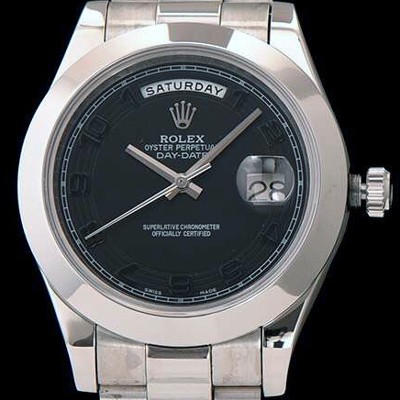 레플리카 [로렉스] 남성용 데이데이트 2 블랙 다이얼 ROL0105  