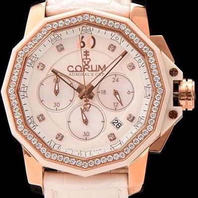 레플리카 [코럼] 남성용 애드머를스 컵 크로노 화이트다이얼 COR013  