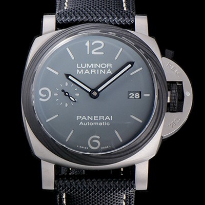 레플리카 [파네라이] 남성용 루미노르 PAM01662 마린나 DMLS 44미리 오토매틱 Cal.P.9010 티타늄/카본케이스 그레이다이얼 PAN73335  