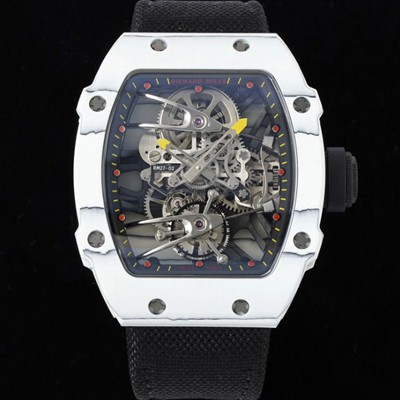 레플리카 [리차드밀레] 남성용 RM27-02 투어빌론 라파엘 나달 47mm 기계식 수동형 무브먼트 스켈레톤 다이얼 ric0271  