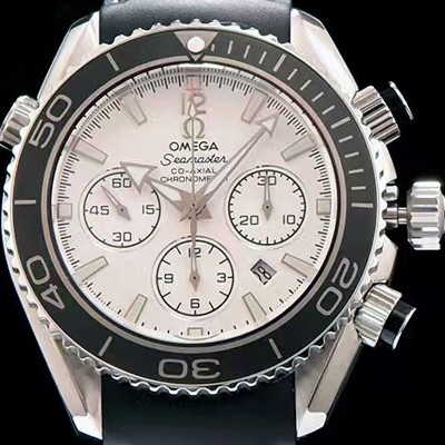 레플리카 [오메가] 남성용 시마스터 코엑시엘 222.32.38.50.01 18k 로즈골드 크로노그래프 화이트 다이얼 오토매틱 무브먼트 OMG00015  