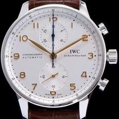 레플리카 [아이더블유씨] 남성용 2017년 업그레이드! 포르투기즈 IW371445 화이트 다이얼 IWC0204  