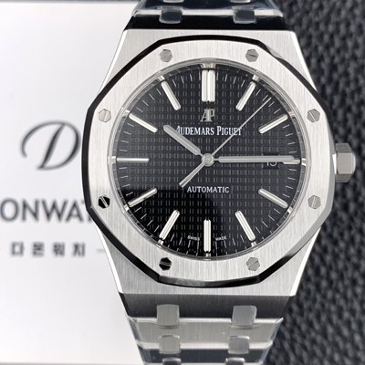 레플리카 [오데마피게] 남성용 하이엔드 로얄오크 15400ST.OO.1220ST.01 오토매틱 Cal.3120타입 41mm 블랙 와플 다이얼 AUD4234  