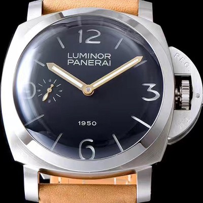 레플리카 [파네라이] 남성용 루미노르 1950 스페셜 에디션 PAM00127 오토매틱 무브먼트 블랙 다이얼 PAN1218  