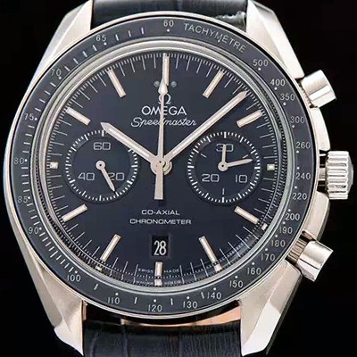레플리카 [오메가] 남성용 스피드마스터 크로노그래프 네이비 다이얼 블루다이얼 OMG0155  