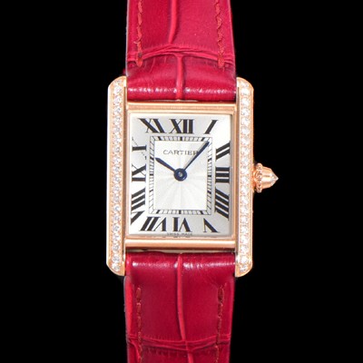 레플리카 [까르띠에] 여성용 탱크 WJTA0010 쥬얼 다이아몬드 베젤 화이트 실버 썬더스트 다이얼 쿼츠 무브먼트 car69350  