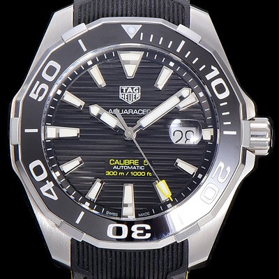 레플리카 [태그호이어]남성용 아쿠아레이서 300M 칼리버5 41mm ETA2824오토매틱 무브먼터 블랙다이얼 TAG55307  