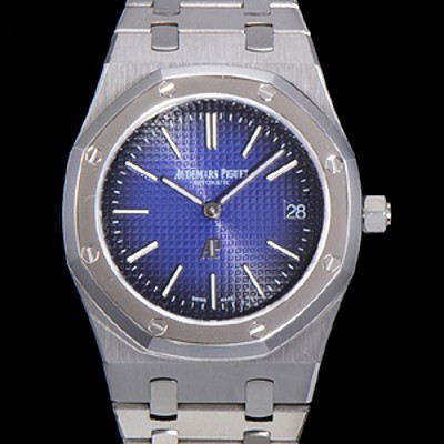 레플리카 [오데마피게] 남성용 로얄오크 점보 엑트라-씬 오토매틱 Cal.2121 타입 39mm 메탈줄 블루다이얼 aud25948  