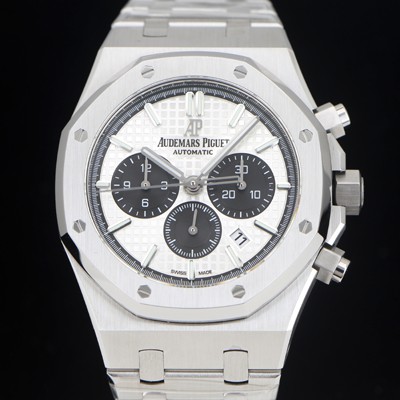 레플리카 [오데마피게] 남성용 로얄오크 26331ST.OO.1220ST.03 화이트 와플 다이얼 신형 ETA 7750B-2 오토매틱 무브먼트 AUD88424  