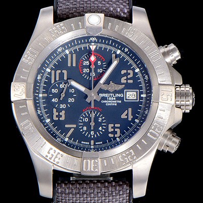 레플리카 [브라이틀링]남성용 어벤져 II 크로노그래프 45미리 볼카노 오토매틱 블랙다이얼 BRE66299  