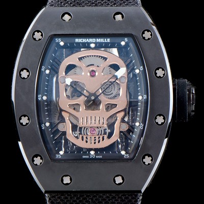 레플리카 [리차드밀레] 남성용 리차드밀레 RM52-01 뚜르비용 스컬 워치 스켈레톤&해골무늬 다이얼 오토매틱 무브먼트 RIC0405  