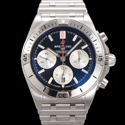 레플리카 [브라이틀링] 남성용 크로노맷 B01 오토매틱 ETA7750-2 타입 42mm 메탈줄 블랙다이얼 bre21546  