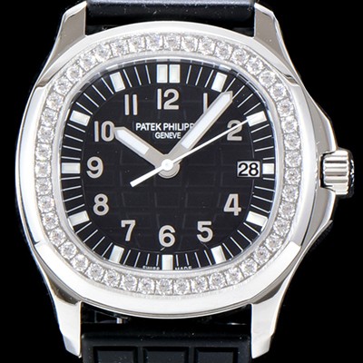 레플리카 [파텝필립] 남성용 아쿠아넛 5067A-001 루체 시리즈 Upgrade!! 스와로브 다이아몬드 셋팅 베젤 3D 블랙 와플 다이얼 E23-250 S C 쿼츠 무브먼트 PAT0100  