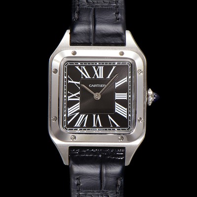 레플리카 [까르띠에] 여성용 산토스 W2SA0015 쿼츠 38mm S 사이즈 블랙 다이얼 car69331  