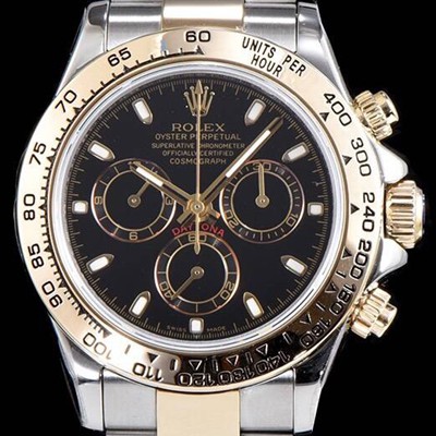 레플리카 [로렉스] 남성용 최상급 퀄리티 데이토나 116503 18K 옐로골드 포금 제품!! 크로노그래프 18K 옐로골드 투톤 콤비 블랙 다이얼 오토매틱 무브먼트 ROL0304  