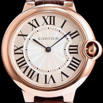레플리카 [까르띠에] 남성용 발롱블루 w6920083화이트 다이얼 로즈골드 CAR0033  