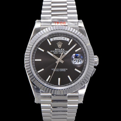 레플리카 [로렉스] 남성용 New 데이데이트 m228239-0004 무게187g 40mm 오토매틱 Cal.2836-2 타입 블랙 다이얼 rol5392  