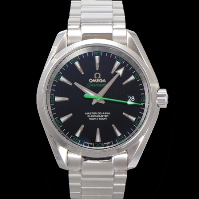 레플리카 [오메가] 남성용 씨마스터 231.10.42.21.01.004 아쿠아테라 150M 코-액시얼 골프 에디션 41.5mm 블랙 다이얼 오토매틱 무브먼트 omg20223  