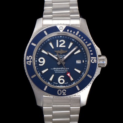 레플리카 [브라이틀링] 남성용 슈퍼오션 A17366D81C1S2 오토매틱 2824타입 42mm 메탈줄 블루 다이얼 bre6046  