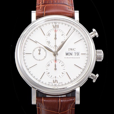 레플리카 [아이더블유씨] 남성용 포르토피노 IW391001 오토매틱 무브먼트 42미리  화이트 다이얼 IWC71011  