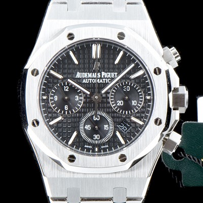 레플리카 [오데마피게] 남성용 신상 업데이트! 로얄오크 오프쇼어 26320ST.OO.1220ST.01 크로노그래프 블랙 와플 다이얼 브레이슬릿 오토매틱 무브먼트 AUD0202  