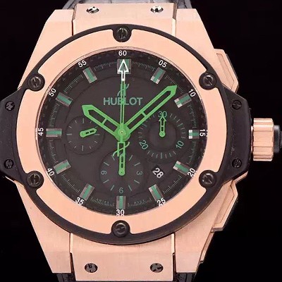 레플리카 [휴블렛] 남성용 빅뱅 킹 F1 포뮬라 에디션 블랙다이얼 HUB4205  
