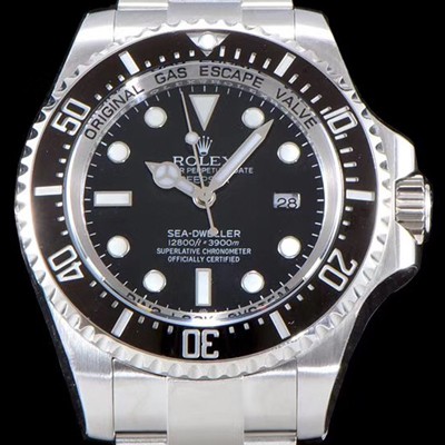 레플리카 [로렉스] 남성용 업그레이드! 딥씨 116660 씨드월러 블랙 다이얼 세라믹 베젤 오토매틱 3135무브먼트 ROL0123  