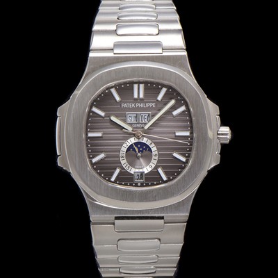 레플리카 [파텍필립] 남성용 노틸러스 5726/1A-001 오토매틱 Cal.324 타입 40.5mm 메탈줄 그레이 다이얼 pat2215  