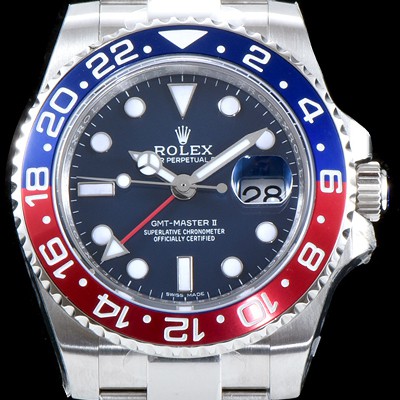 레플리카 [로렉스] 남성용 2019 바젤월드 New model 지엠티 마스터II 116719 오이스터 GM 904L스틸 블루판 UP!! 듀얼 타임 블루/레드 투톤 24시간 회전 베젤 오토매틱 무브먼트 ROL0500  