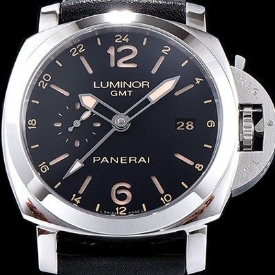 레플리카 [파네라이] 남성용 루미노르 1950 3Days GMT pam00531 오토매틱 Cal.P9003 무브먼트 블랙 다이얼 PAN1217  