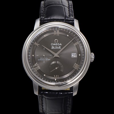 레플리카 [오메가] 남성용 드빌 424.13.40.21.06.001 프레스티지 코-액시얼 39.5mm 오토매틱 Cal.2627 타입 빈티지 그레이 다이얼 omg0171  
