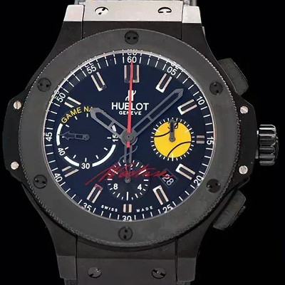 레플리카 [휴블렛] 남성용 빅뱅 44mm 특별각인 한정판 블랙다이얼 HUB4212  