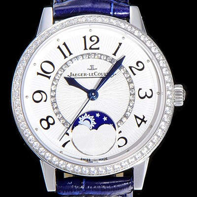 레플리카 [예거르꿀르뜨]여성용 랑데부 문페이즈 34mm 다이아몬드 화이트다이얼 오토매틱 JAG23292  