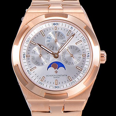레플리카 [바쉐런 콘스탄틴] 남성용 오버시즈 4300V 오토매틱 1120QP/1타입 41.5미리 18K핑크골드 올금 금장시계 실버다이얼 VAC73711  