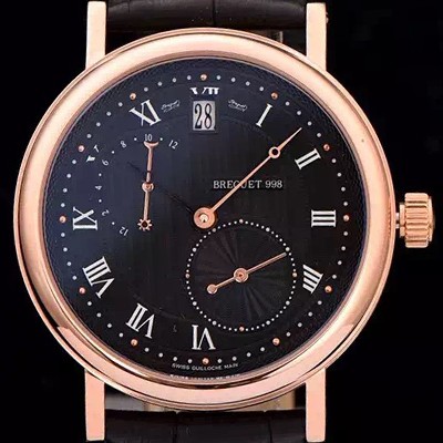 레플리카 [브레게] 남성용 오토매틱 998 시리즈 블랙다이얼 BRG4201  