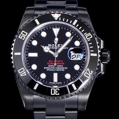 레플리카 [로렉스] 남성용 서브마리너 데이터 2824-2 무브 블랙 PVD 코딩 케이스 40미리 오토매틱 블랙다이얼 ROL79479  