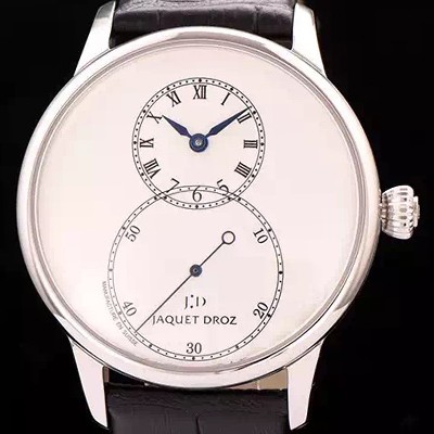 레플리카 [자케드로] 남성용 빅세컨즈 43mm 오토메틱 화이트다이얼 JAD4202  