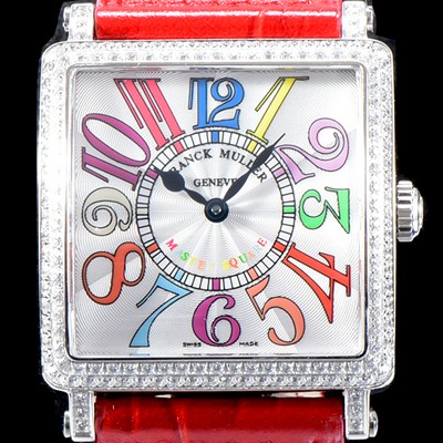 레플리카 [프랭크 뮬러] 남성용 마스터 스퀘어 6000 K SC DT COL DRM V D 레이디 워치 쥬얼 다이아몬드 베젤 크레이지 아워 다이얼 스위스 오토매틱 무브먼 FRA4431  