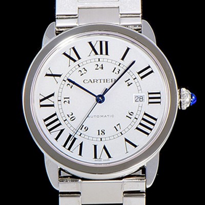 레플리카 [까르띠에] 남성용 롱드 더 솔로 W6701011 오토매틱 ETA2892-2 42미리XL 메탈시계 화이트다이얼 CAR11418  