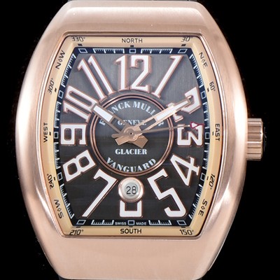 레플리카 [프랭크 뮬러] 남성용 마스터 컴플리케이션 V45 SC DT YACHTING 5N 뱅가드 요팅!! 고급스러운 18K로즈골드 케이스 그레이 다이얼 스위스 ETA 2824-A2오토매틱 FRA0450  