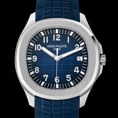 레플리카 [파텝필립] 남성용 아아쿠아넛 럭셔리 스포츠워치 Ref. 5168G-001 42mm 오토매틱 Cal.26-330 타입 블루 엠보싱 다이얼 pat2223  