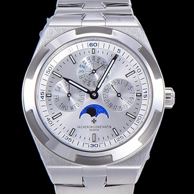 레플리카 [바쉐런 콘스탄틴] 남성용 오버시즈 4300V 오토매틱 1120QP/1타입 41.5미리 메탈케이스 실버다이얼 VAC73732  