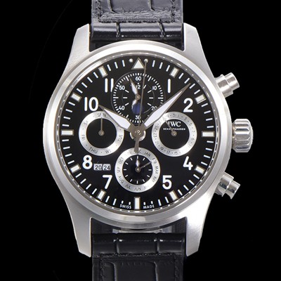 레플리카 [아이더블유씨] 남성용 파일럿 41mm 오토매틱 89630 타입 가죽줄 블랙다이얼 iwc1195  