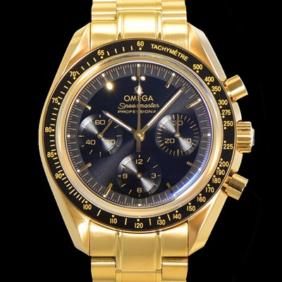 레플리카 [오메가] 남성용 스피드마스터 문워치  프로페셔널 수동기계식 1861타입  42mm 18K 옐루골드 메탈줄 블랙다이얼 omg42929  