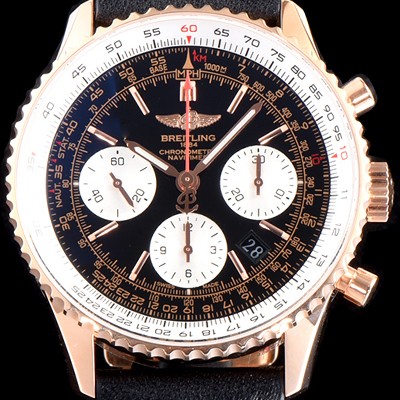 레플리카 [브라이틀링] 남성용 신형 네비타이머 RB012721|BD10|441X|R20BA.1 베스트인기모델!!크로노그래프 18K 로즈골드 블랙 다이얼 오토매틱 무브먼트 BRE0204  