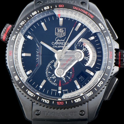 레플리카 [태그호이어] 남성용 까레라 칼리버 17 블랙 다이얼 오토매틱 무브먼트 TAG0250  