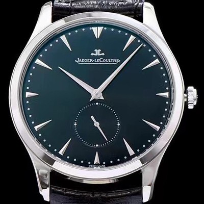 레플리카 [예거르꿀뜨르] 남성용 오리지날 심플워치! Q1358470 마스터 울트라 씬 스몰 세컨드 블랙 다이얼 Jag0099 오 JAG4200  