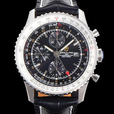 레플리카 [브라이틀링] 남성용 네비타이머 크로노그래프 ETA7750-2 타입 오토매틱 46mm 가죽줄 블랙다이얼 bre2919  