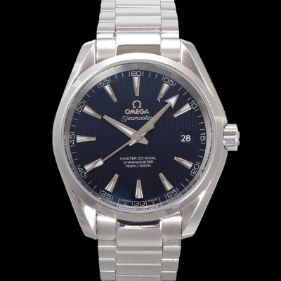 레플리카 [오메가] 남성용 베스트셀링 씨마스터 231.10.42.21.03.003 아쿠아테라 150M 마스터 코-액시얼 41.5mm 크로노미터 블루 다이얼 오토매틱 무브먼트 omg20222  