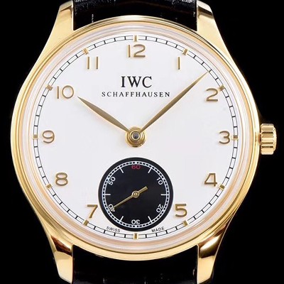레플리카 [아이더블유씨] 남성용 포르투기즈 최고급버전 IW545405 18k 옐로우골드 화이트 다이얼 IWC0205  